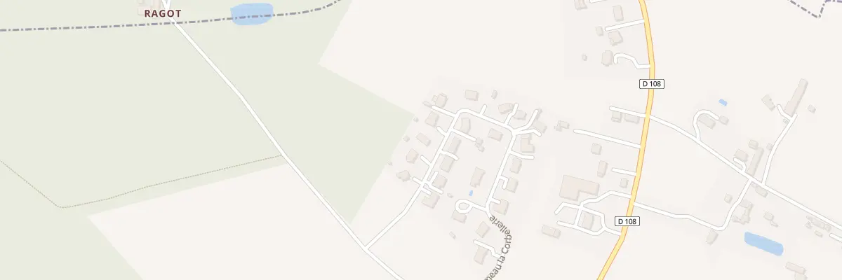 Plan du 5 Hameau de la Corbellerie à Cheffes