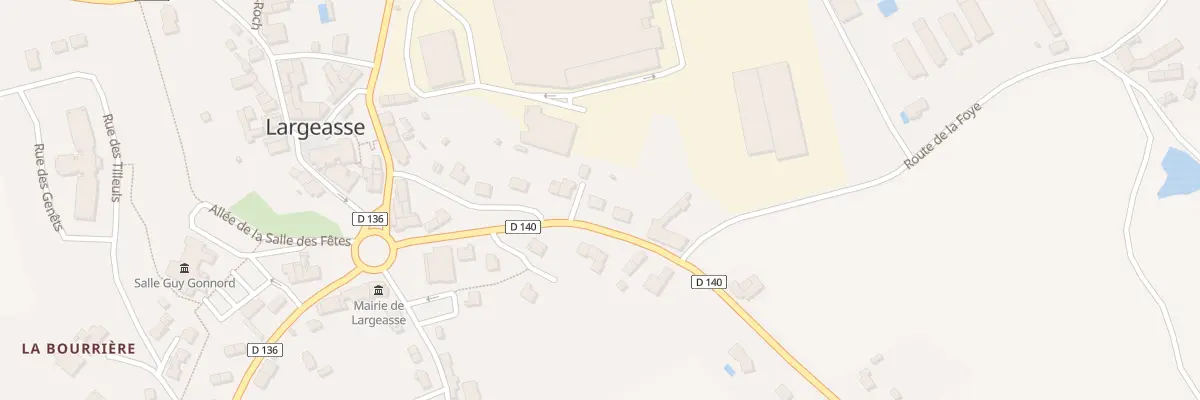 Plan du 3 Rue de la Gâtine à Largeasse