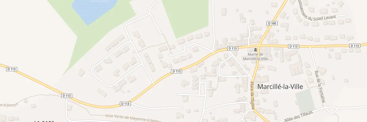Plan du 5 Lot des Hirondelles à Marcillé-la-Ville