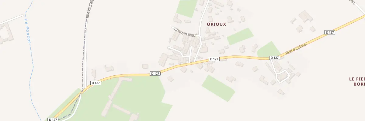 Plan du 525 Rue d’Orioux à Courcelles