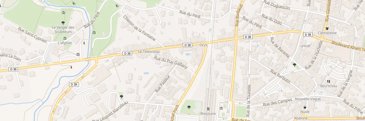 Plan du 3 Rue du Puy Gaillard à Bressuire