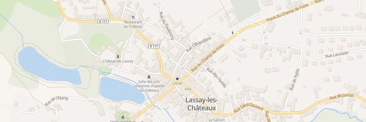 Plan du 12 Rue cebaudiere à Lassay-les-Châteaux