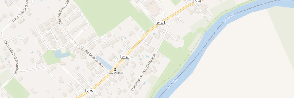 Plan du 55 Che de la Croix de Mirande à Briollay