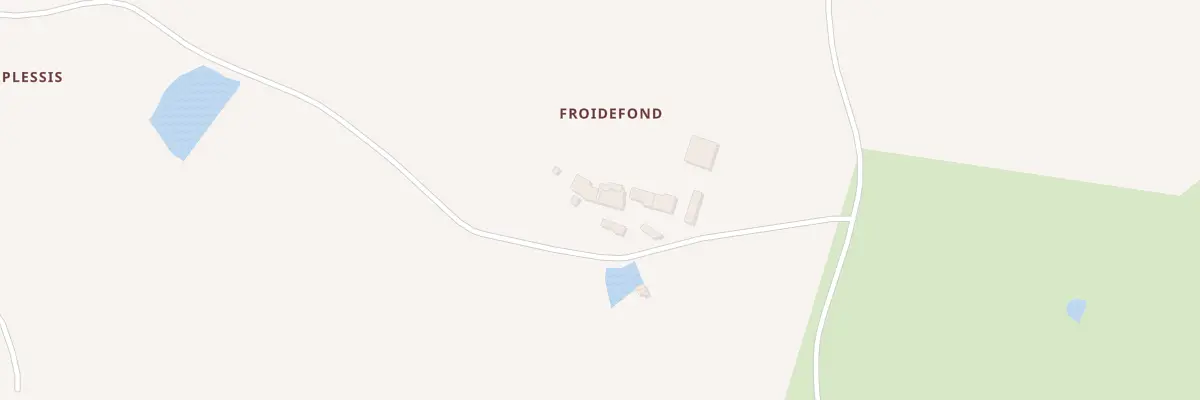 Plan du 5160 Froidefond à Beugnon-Thireuil