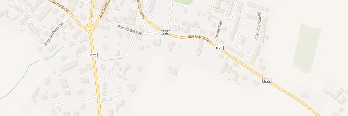 Plan du 22 Rue Guy Velay à Athis-Val de Rouvre