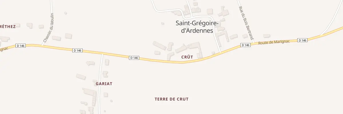 Plan du 6 Rue de Crût à Saint-Grégoire-d’Ardennes