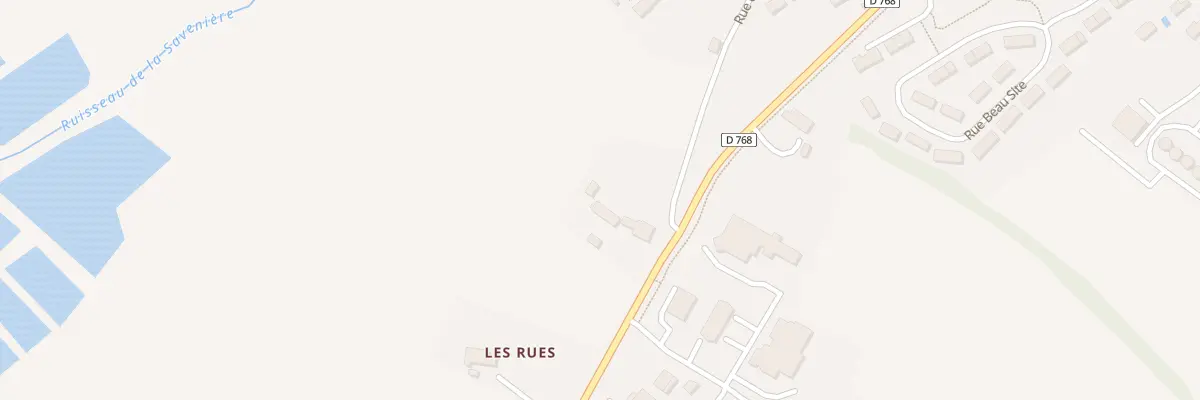 Plan du 5127 La Cour des Rues à Miré