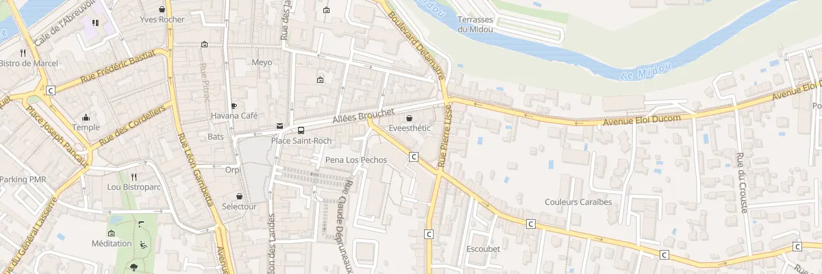Plan du 59 Rue de la Croix Blanche à Mont-de-Marsan