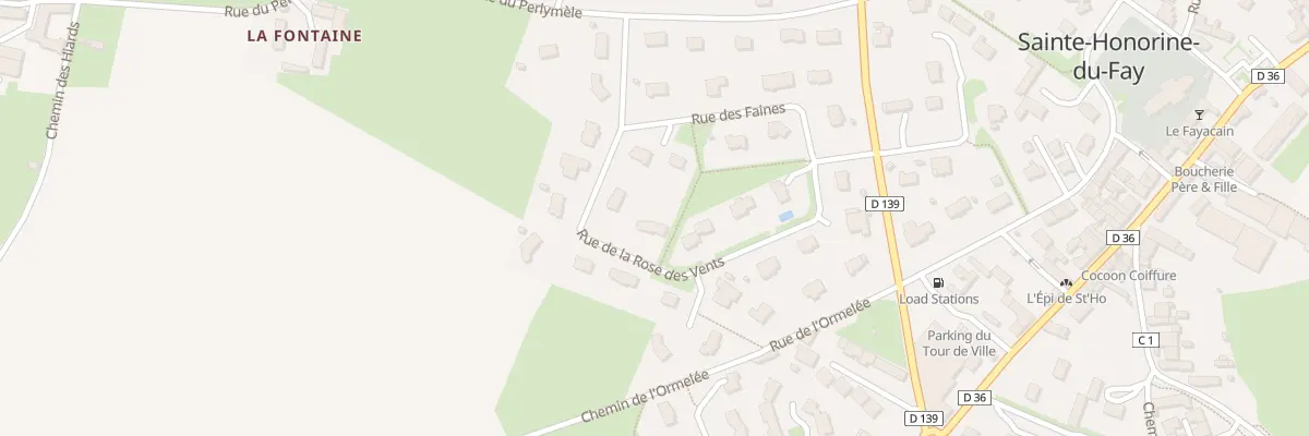 Plan du 4 Rue de la Rose des Vents à Sainte-Honorine-du-Fay