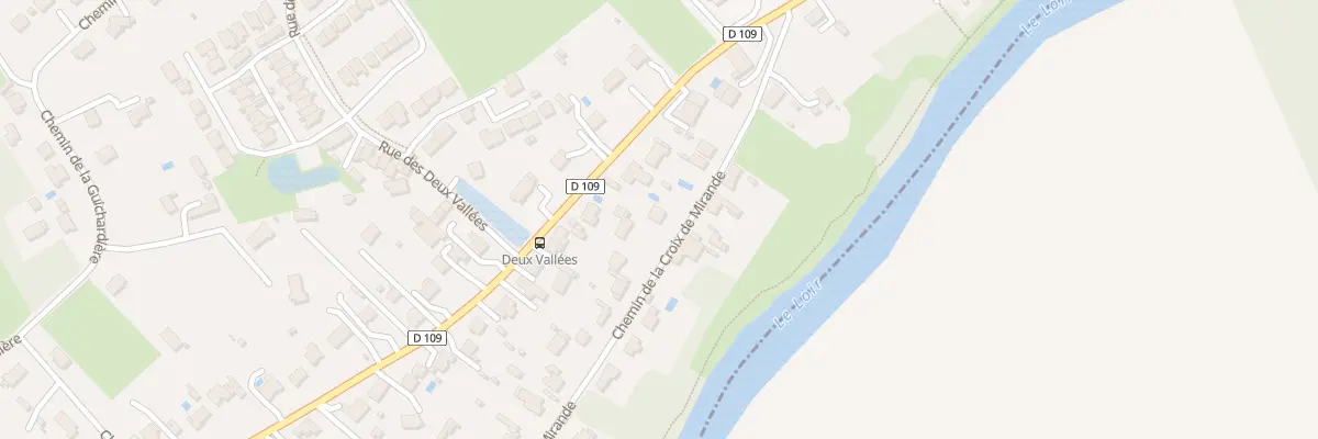 Plan du 53 Che de la Croix de Mirande à Briollay