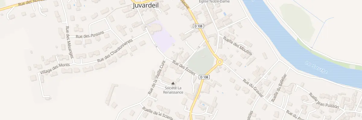 Plan du 8 Rue de l’Ancienne Société à Juvardeil