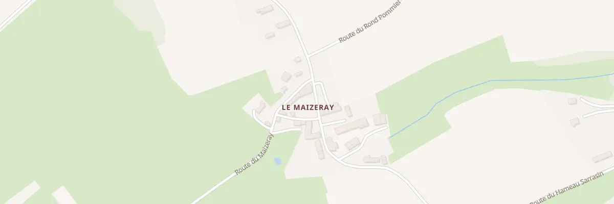 Plan du 18 Rue du Maizeray St Martin de S à Thury-Harcourt-le-Hom