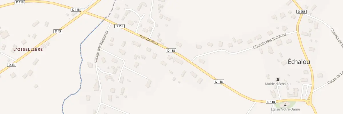 Plan du 29 Rue de Flers à Échalou