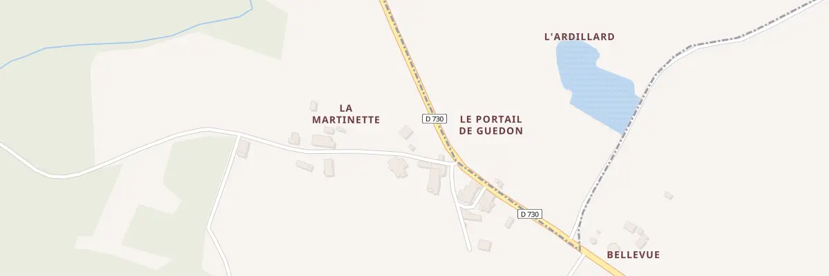Plan du 6 La Martinette à Jonzac