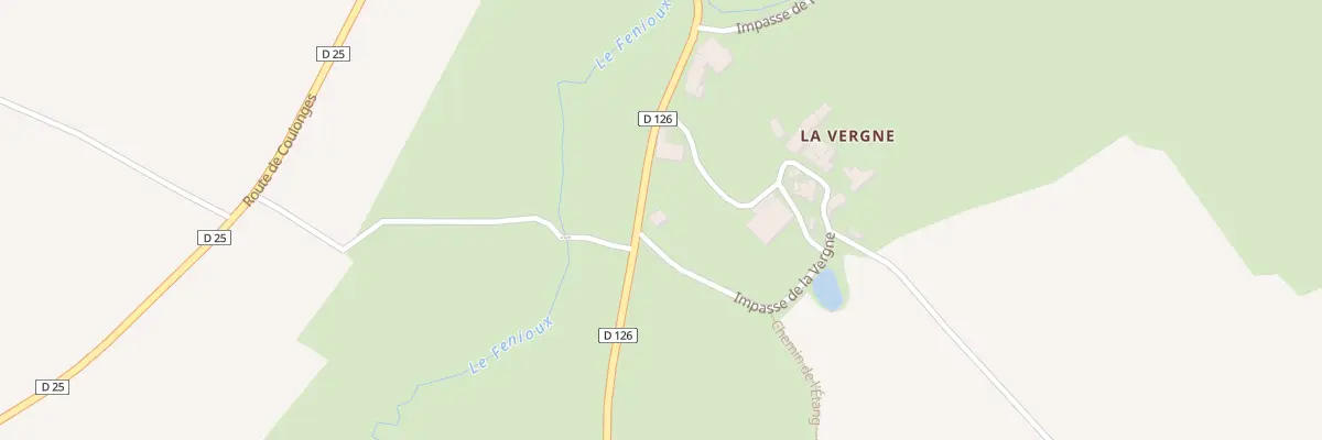 Plan du 5305 La Vergne à Fenioux