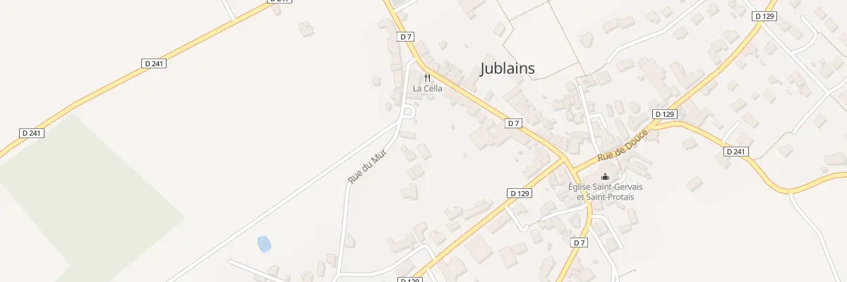 Plan du 5 Rue du Mur à Jublains