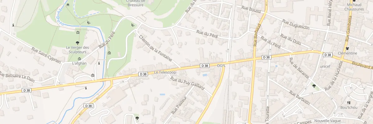 Plan du 42 Bd Alexandre Premier à Bressuire