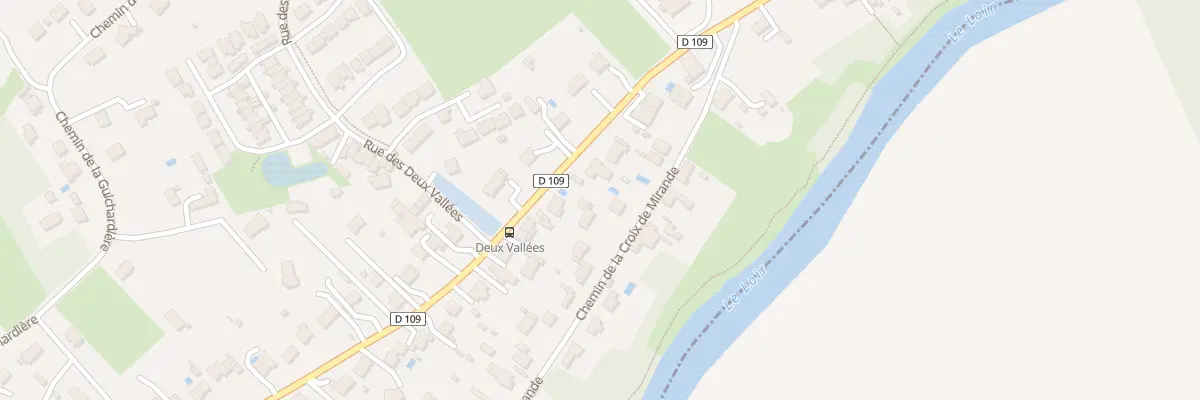 Plan du 53 Che de la Croix de Mirande à Briollay