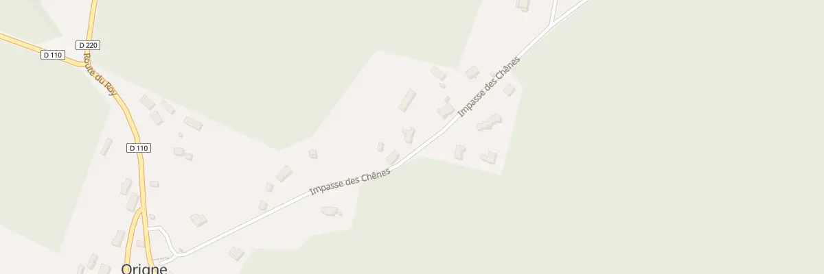 Plan du 407 Imp des Chênes à Origne