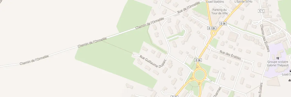 Plan du 5 Rue Guillaume Duparc à Sainte-Honorine-du-Fay