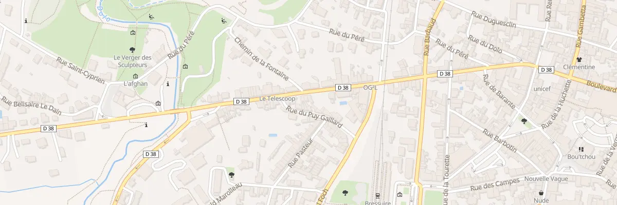 Plan du 41 Bd Alexandre Premier à Bressuire