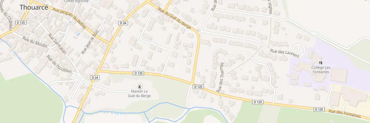 Plan du 18 Rue du Gué du Berge à Bellevigne-en-Layon