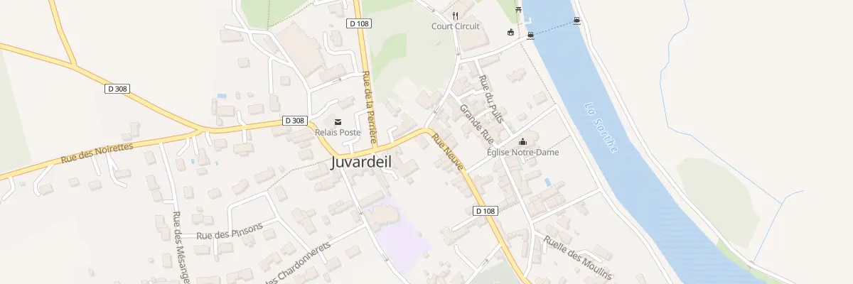 Plan du 2 Rue Neuve à Juvardeil