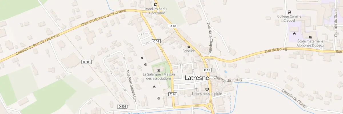 Plan du 6 Rue de la Salargue à Latresne