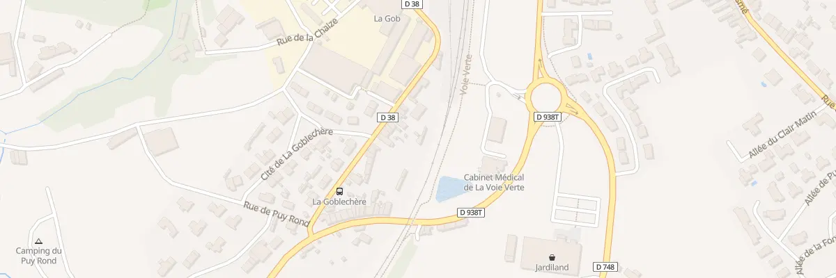 Plan du 20 Bd de la Goblechere à Bressuire