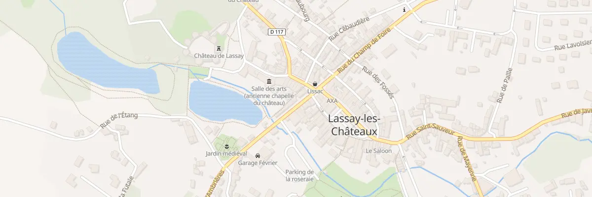 Plan du 3 Rue d’ambrieres à Lassay-les-Châteaux