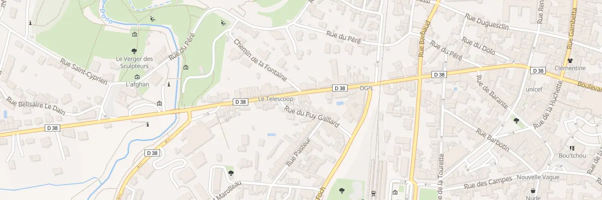 Plan du 43 Bd Alexandre Premier à Bressuire