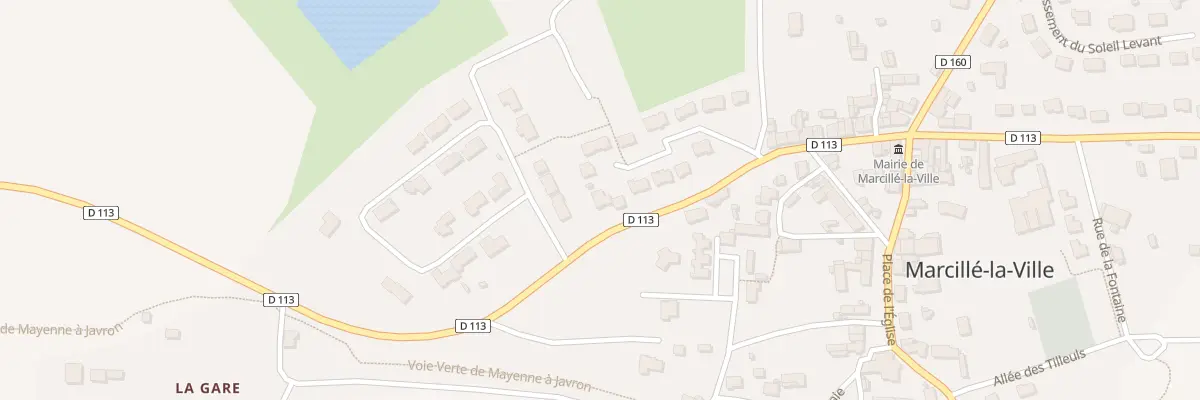 Plan du 9 Lot des Hirondelles à Marcillé-la-Ville