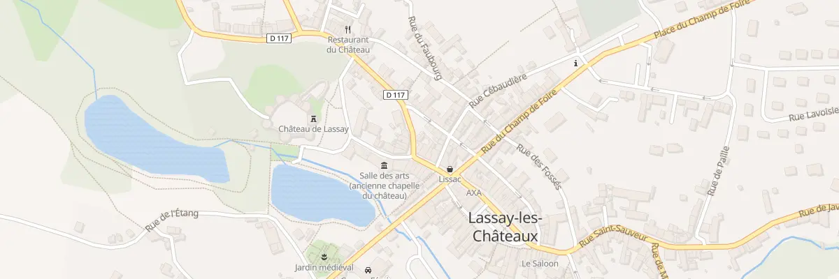 Plan du 9 Rue du château à Lassay-les-Châteaux