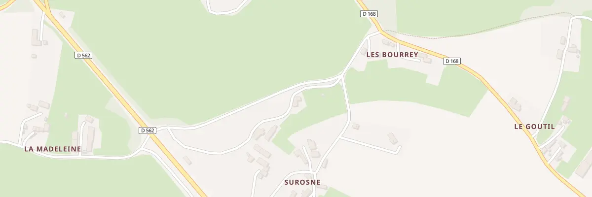 Plan du 9 Surosne à Clécy