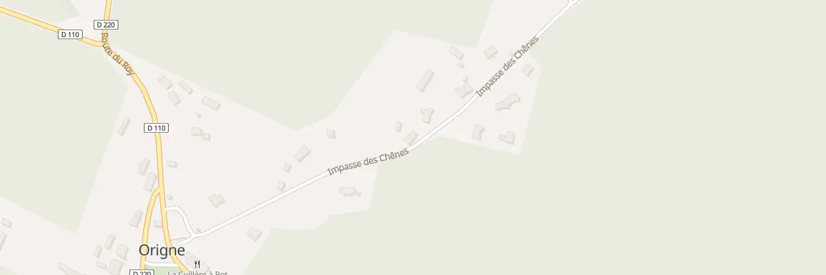 Plan du 3 La Braneyre Nord à Origne