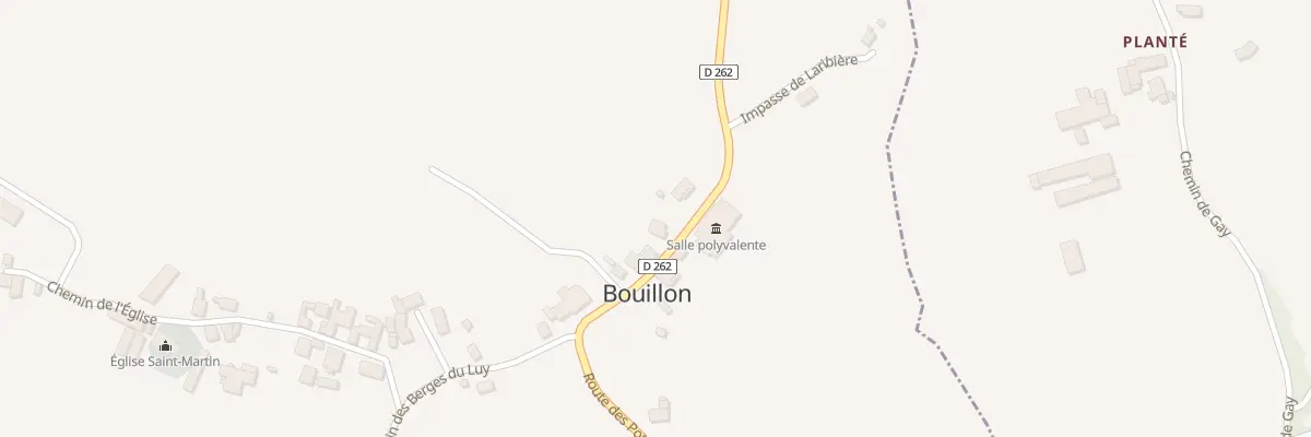 Plan du 35 Rte des Potiers à Bouillon