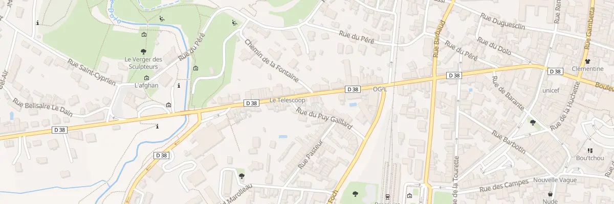 Plan du 45 Bd Alexandre Premier à Bressuire