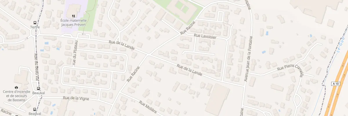 Plan du 17 Rue de la Lande à Carbon-Blanc