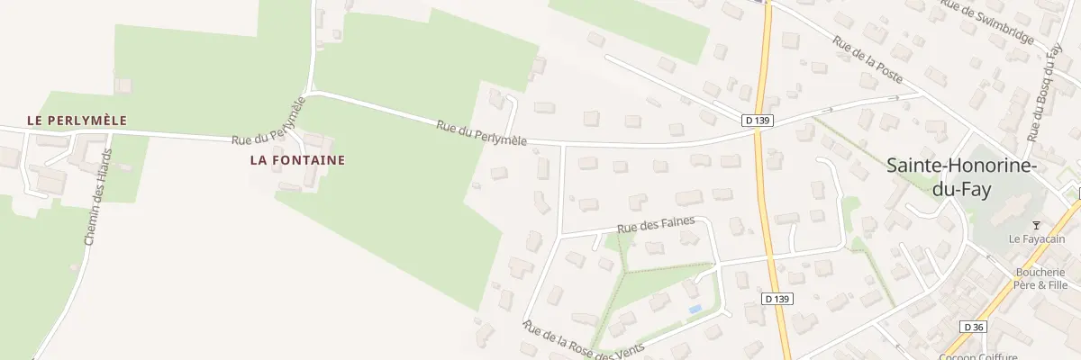 Plan du 1 Rue de la Rose des Vents à Sainte-Honorine-du-Fay