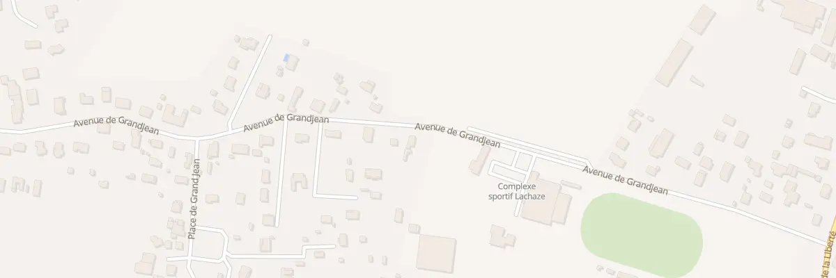 Plan du 9027 Av de Grandjean à Ambarès-et-Lagrave