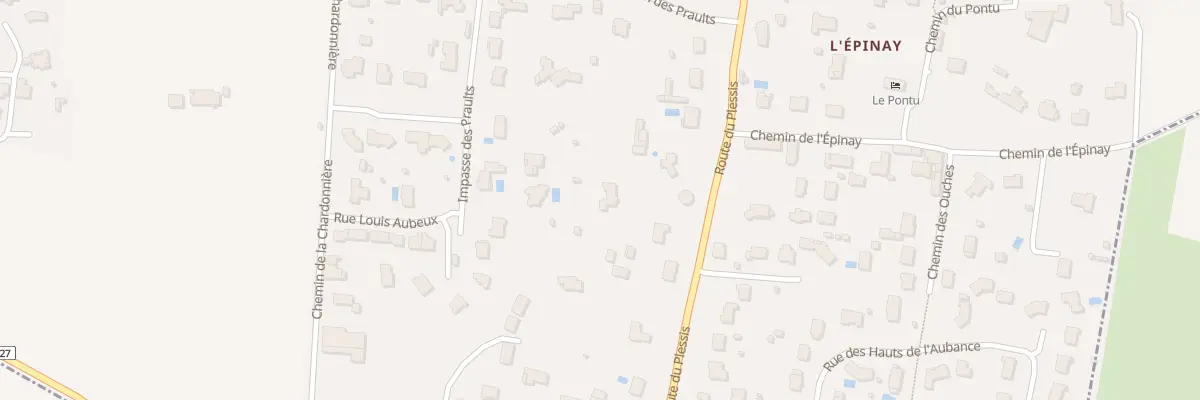 Plan du 15 Rte du Plessis à Saint-Melaine-sur-Aubance