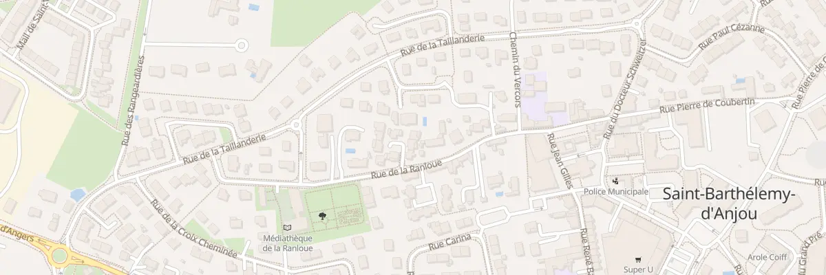 Plan du 32B Rue de la Ranloue à Saint-Barthélemy-d’Anjou
