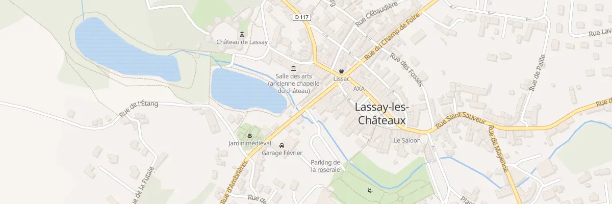 Plan du 9 Rue d’ambrieres à Lassay-les-Châteaux