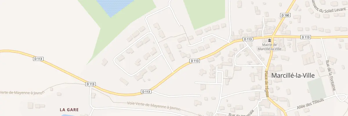 Plan du 1 Res des Orchidees à Marcillé-la-Ville