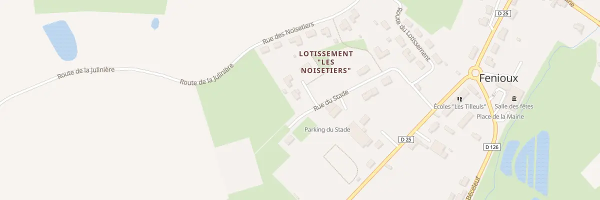 Plan du 13 Imp des Muguets à Fenioux