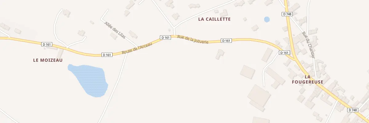 Plan du 3 Rue de la Joliverie à Saint Maurice Étusson