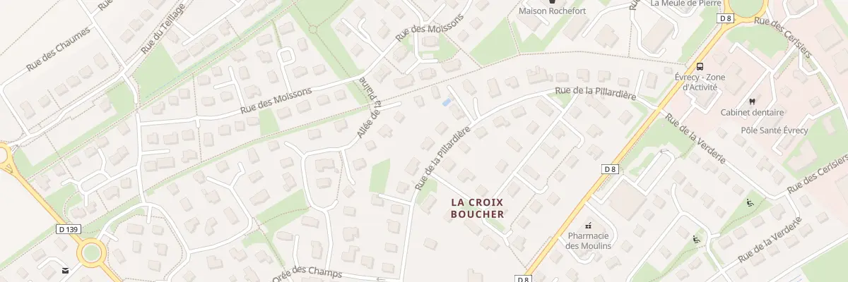 Plan du 19 Rue de la Pillardière à Évrecy