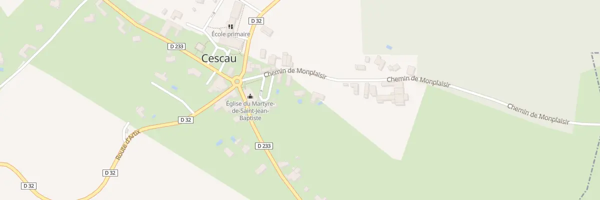 Plan du 5689 Canton à Cescau