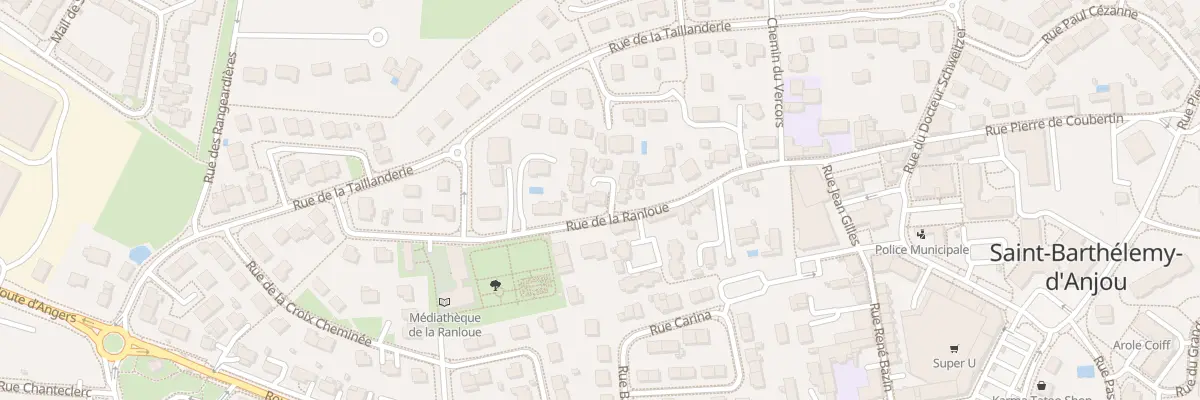 Plan du 40B Rue de la Ranloue à Saint-Barthélemy-d’Anjou