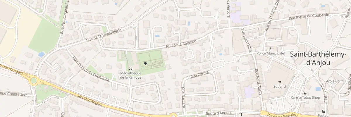 Plan du 29 Rue de la Ranloue à Saint-Barthélemy-d’Anjou
